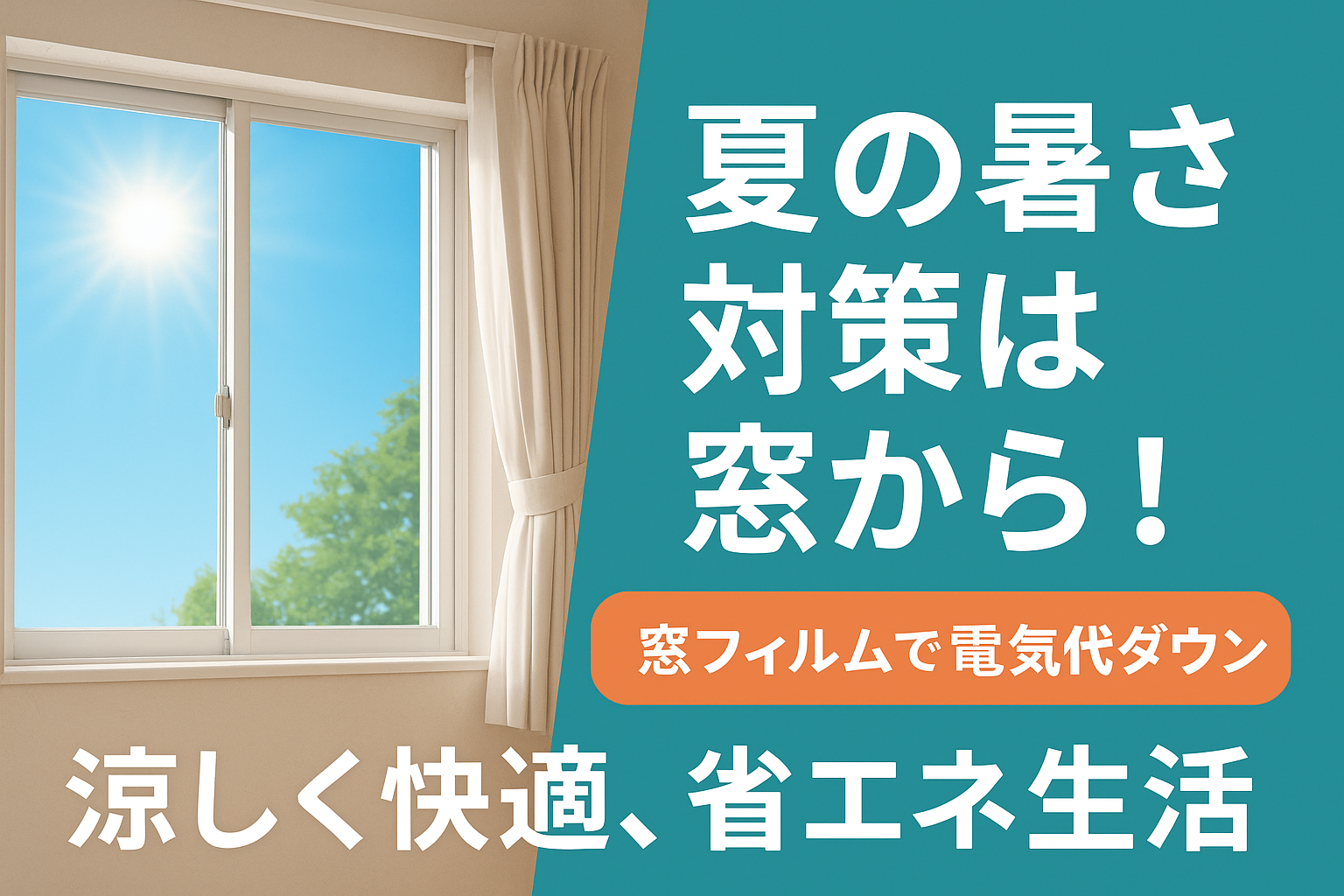 夏の窓から始める快適な暮らし！！