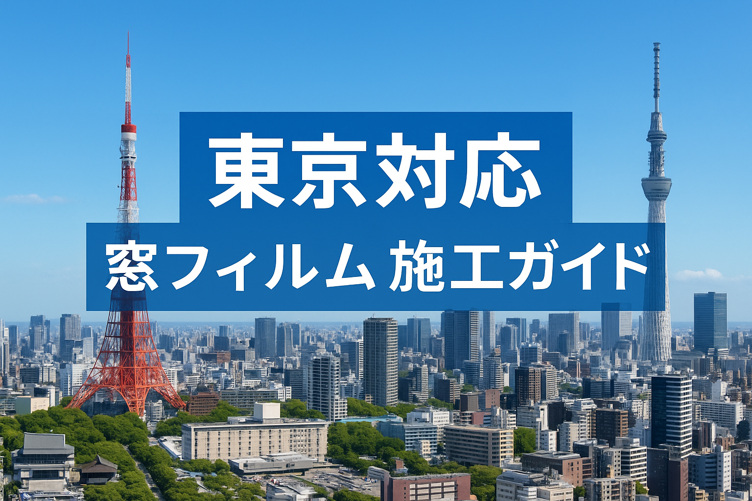 【東京対応】窓フィルムの選び方と施工費用 ― 防犯・遮熱・紫外線対策まで徹底解説